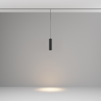 Pendul pe șină Focus LED negru Maytoni, 12W, 3000K (2)