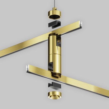 Accesoriu șină spoturi Accessories for tracks Flarity Maytoni, L4, H110, l3, brass, IP20
