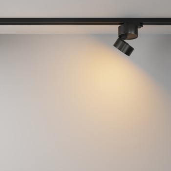 Spot pe șină ONDA negru Maytoni, 12W, 2700K