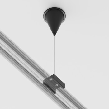 Accesoriu șină spoturi Accessories for tracks Trinity Maytoni, L4, black