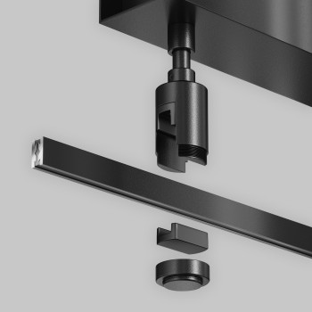 Accesoriu șină spoturi Accessories for tracks Flarity Maytoni, L26, H12, black