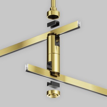 Accesoriu șină spoturi Accessories for tracks Flarity Maytoni, L4, H41, l3, brass, IP20 (2)
