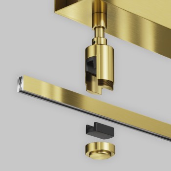 Accesoriu șină spoturi Accessories for tracks Flarity Maytoni, L26, H12, brass