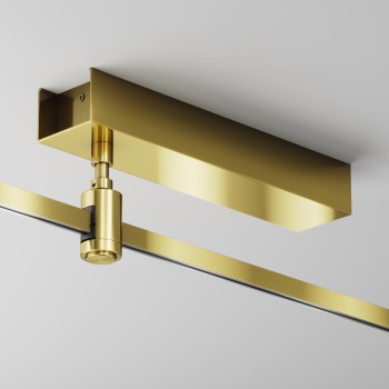 Accesoriu șină spoturi Accessories for tracks Flarity Maytoni, L26, H12, brass