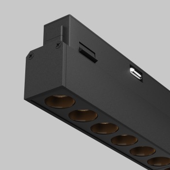 Spot magnetic pe șină Points negru Maytoni, 18W, 2700K