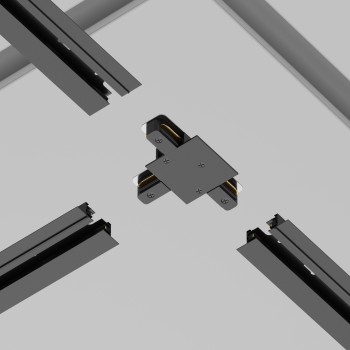 Accesoriu șină spoturi Accessories for tracks Unity Maytoni, L13, l10, black