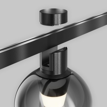 Spot magnetic pe șină Bubble negru Maytoni, 3W