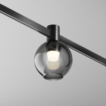 Spot magnetic pe șină Bubble negru Maytoni, 3W