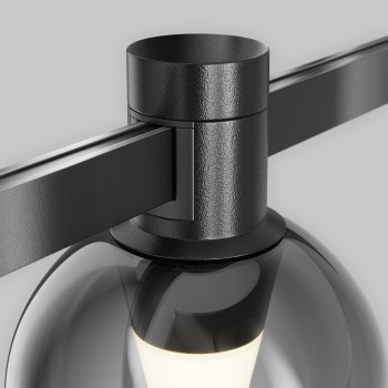 Spot magnetic pe șină Bubble negru Maytoni, 3W