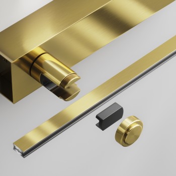 Accesoriu șină spoturi Accessories for tracks Flarity Maytoni, L26, H9, brass