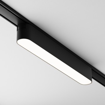 Spot magnetic pe șină Basis negru Maytoni, 12W, 4000K, L22
