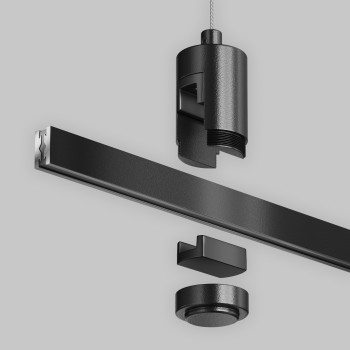 Accesoriu șină spoturi Accessories for tracks Flarity Maytoni, L4, H110, l3, black