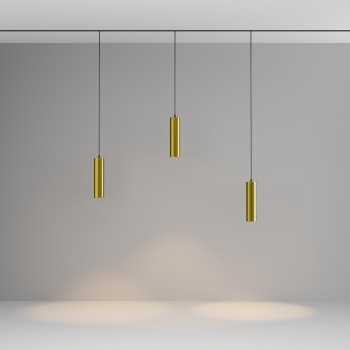 Pendul pe șină Focus LED negru Maytoni, 12W, 3000K
