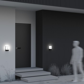 Aplică exterior LED exterior Row grafit Maytoni, IP44