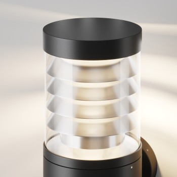 Aplică exterior LED exterior Spir grafit Maytoni, IP54