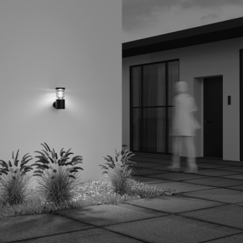 Aplică exterior LED exterior Spir grafit Maytoni, IP54