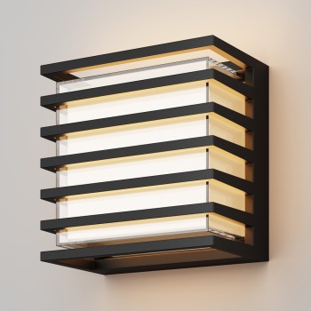 Aplică exterior LED exterior Downing Street negru Maytoni, IP65