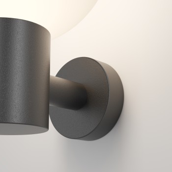 Aplică exterior exterior Bold negru Maytoni, IP54, H28