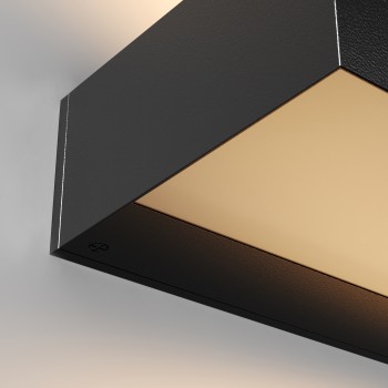 Aplică exterior LED exterior Lot grafit Maytoni, IP65, 300°