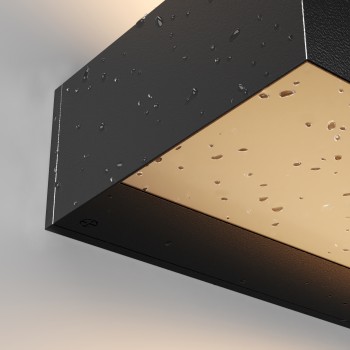 Aplică exterior LED exterior Lot grafit Maytoni, IP65, 300°