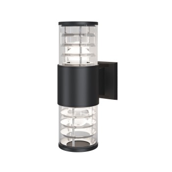 Aplică exterior exterior Bronx negru Maytoni, IP54, H32