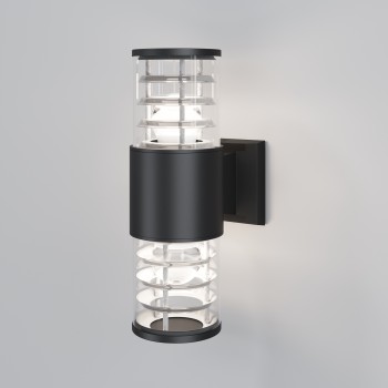 Aplică exterior exterior Bronx negru Maytoni, IP54, H32