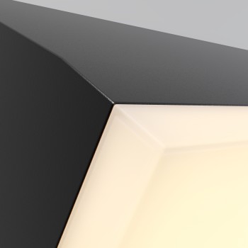 Aplică exterior LED exterior Brick grafit Maytoni, IP54, H9