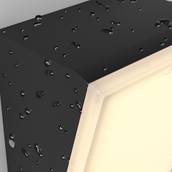 Aplică exterior LED exterior Brick grafit Maytoni, IP54, H18