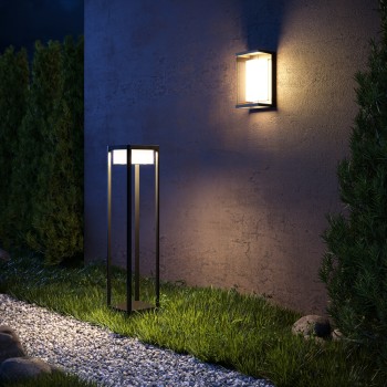 Aplică exterior LED exterior Baker Street negru Maytoni, IP65