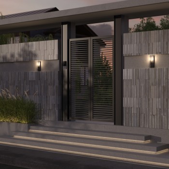 Aplică exterior exterior Conf grafit Maytoni, IP65