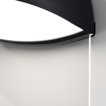 Aplică exterior LED exterior Gloss grafit Maytoni, IP65