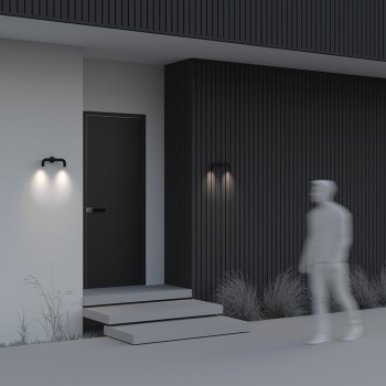 Aplică exterior LED exterior Sleek grafit Maytoni, IP65, 4W