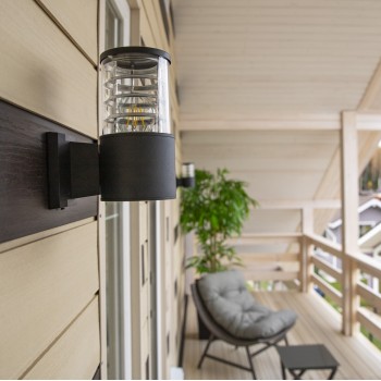Aplică exterior exterior Bronx negru Maytoni, IP54, H20
