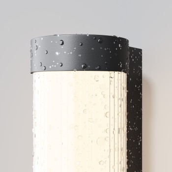 Aplică exterior LED exterior Rounge negru Maytoni, IP54, H30