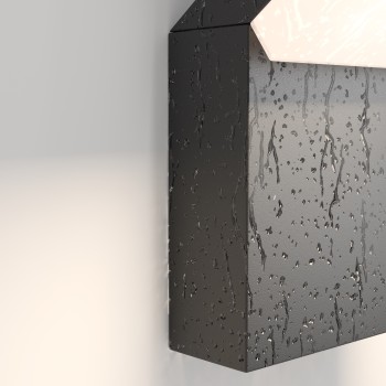 Aplică exterior LED exterior Paso negru Maytoni, IP54