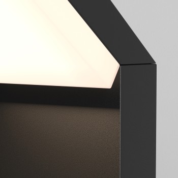 Aplică exterior LED exterior Paso negru Maytoni, IP54
