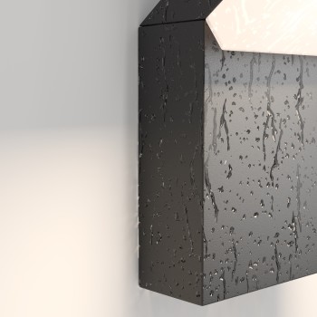 Aplică exterior LED exterior Paso negru Maytoni, IP54