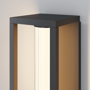 Aplică exterior LED exterior Expo negru Maytoni, IP54