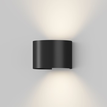 Aplică arhitecturală exterior negru Maytoni, IP54, 3000K, L12