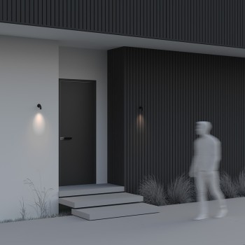 Aplică exterior LED exterior Sleek grafit Maytoni, IP65, 2W