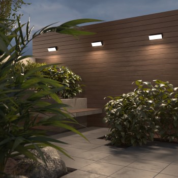 Aplică exterior LED exterior Brick grafit Maytoni, IP54, H10