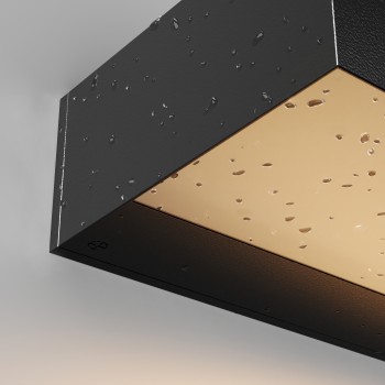 Aplică exterior LED exterior Lot grafit Maytoni, IP65, 150°