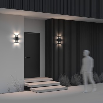 Aplică exterior exterior Unter den Linden negru Maytoni, IP54