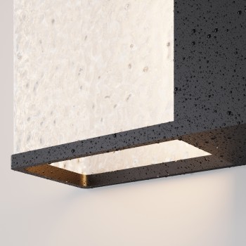 Aplică exterior exterior Floeva negru Maytoni, IP65