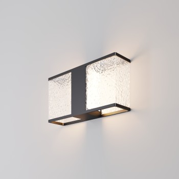 Aplică exterior exterior Floeva negru Maytoni, IP65