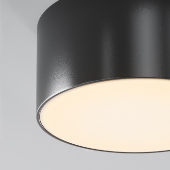 Plafonieră exterior negru Maytoni, IP65, D12