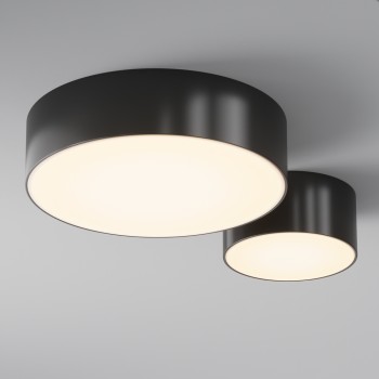 Plafonieră exterior negru Maytoni, IP65, D12
