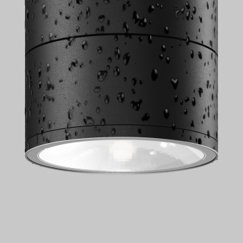 Plafonieră exterior grafit Maytoni, IP54, 3000K, D11