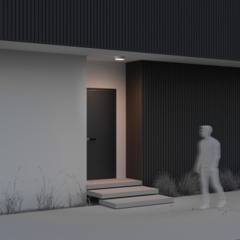 Plafonieră exterior alb Maytoni, IP65, D22