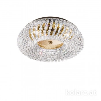 Plafoniera CARLA, KOLARZ Pure Crystals, D35, placat cu aur de 24 de carate - 1